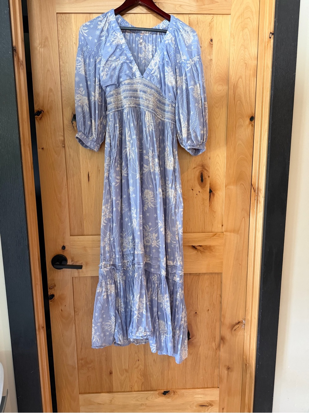 Free People Lavender Floral Maxi Dress